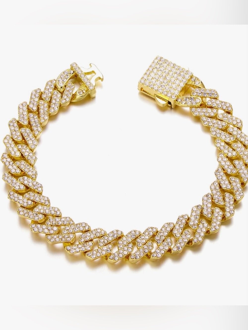 NEW Cuban Link iced Out Design Bracelet